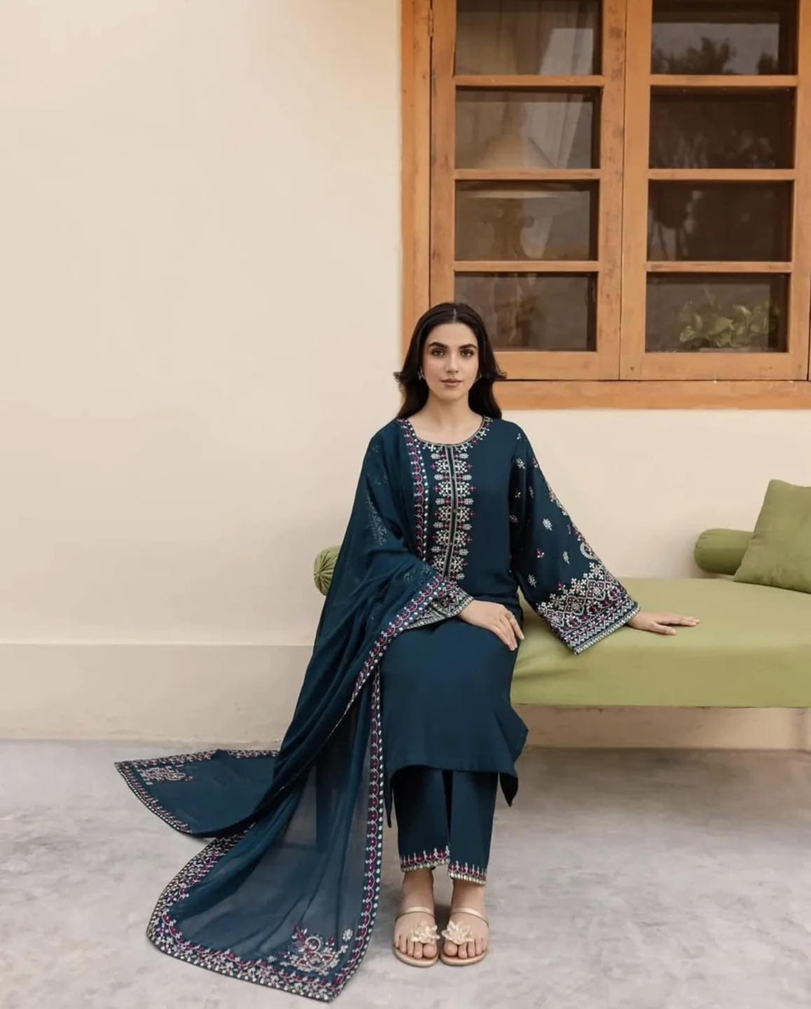 MASHAL EMBROIDERY 3PC