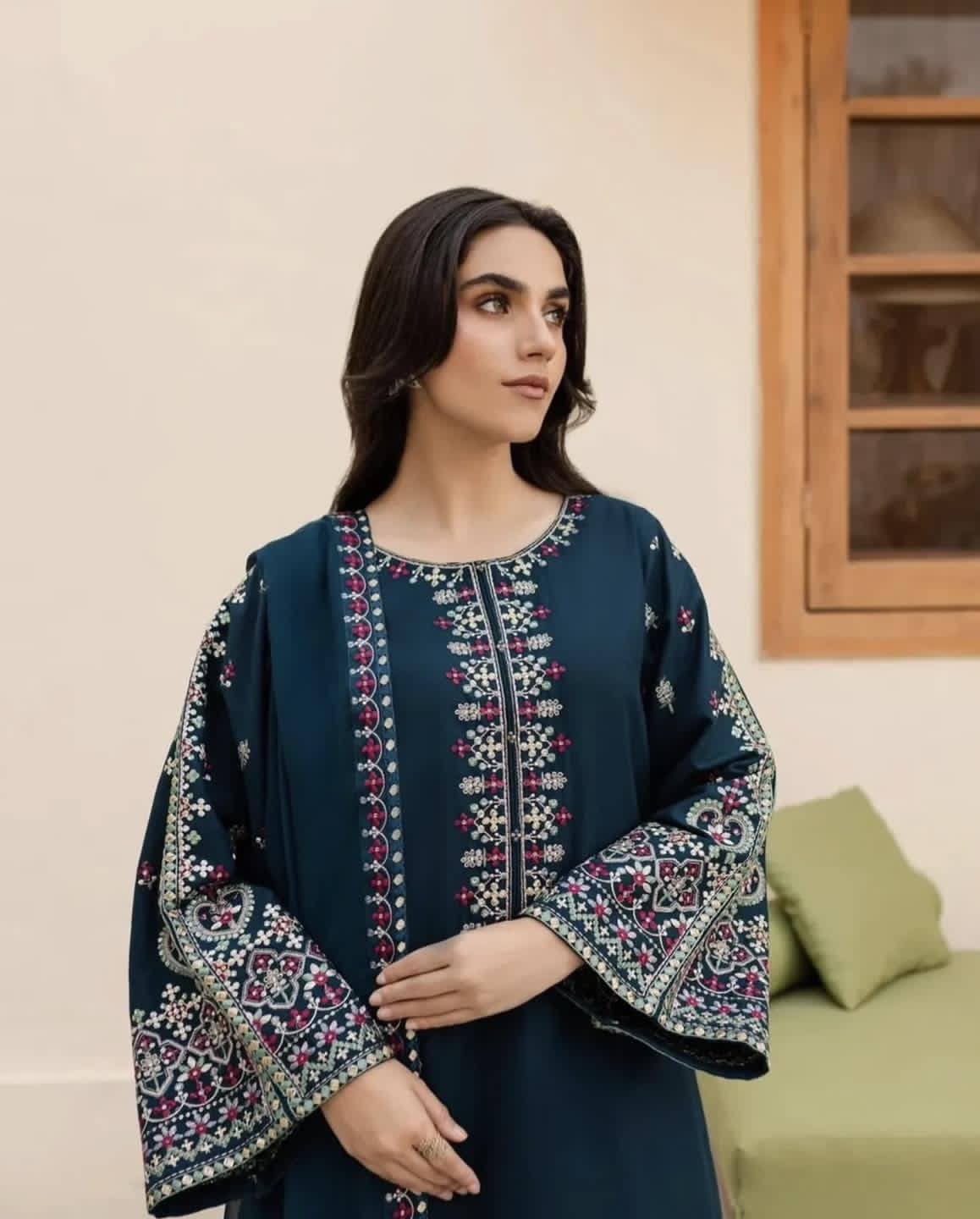MASHAL EMBROIDERY 3PC