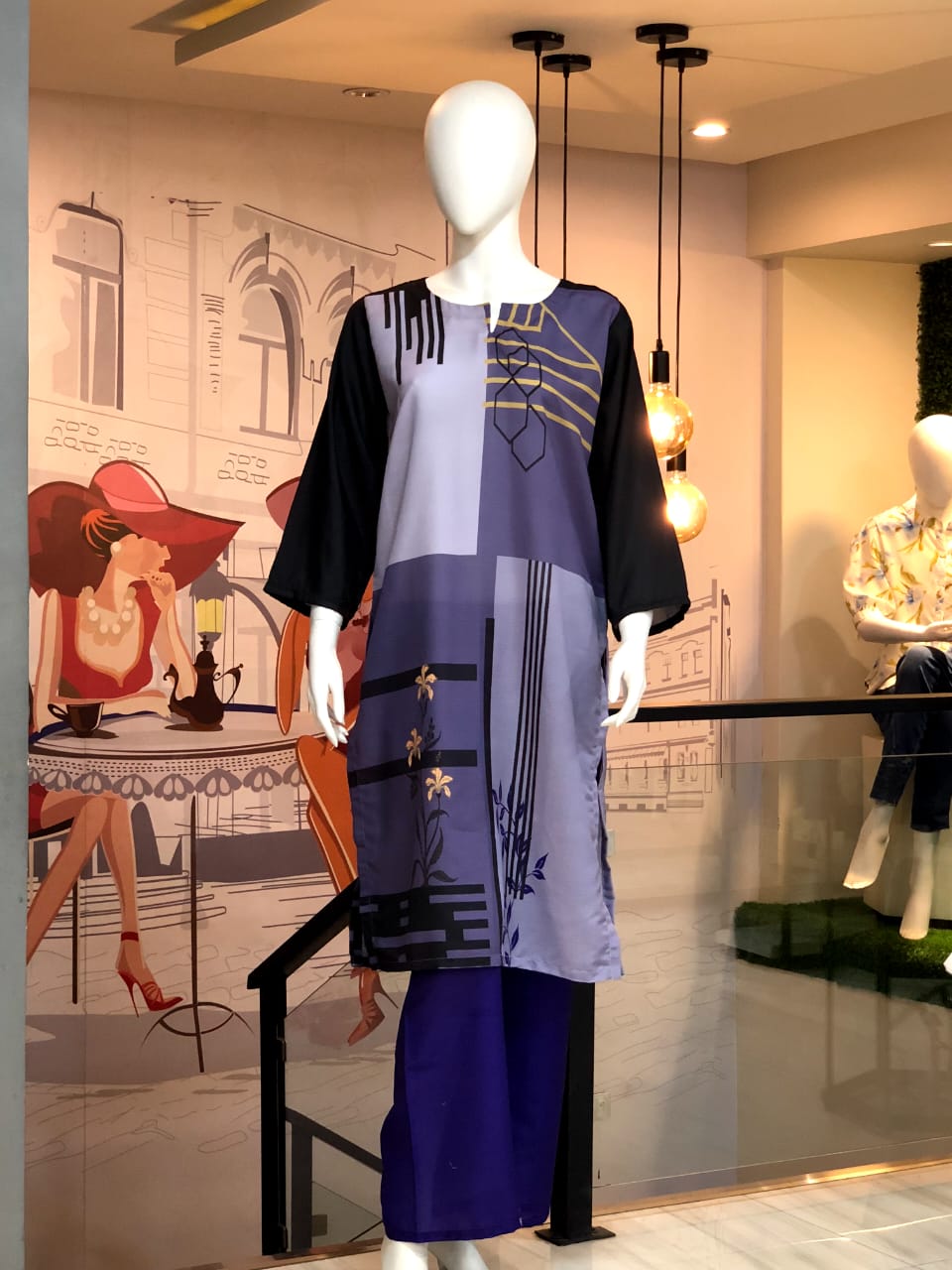 Tabassum digital print 2 pc