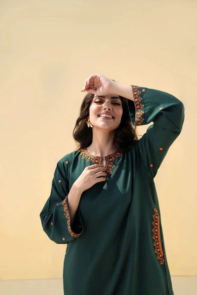 Dark Green Two Piece
