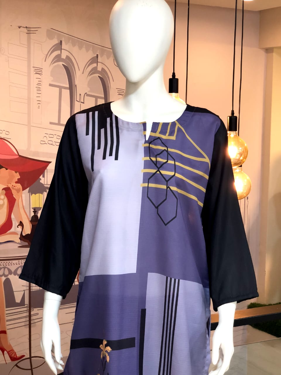 Tabassum digital print 2 pc