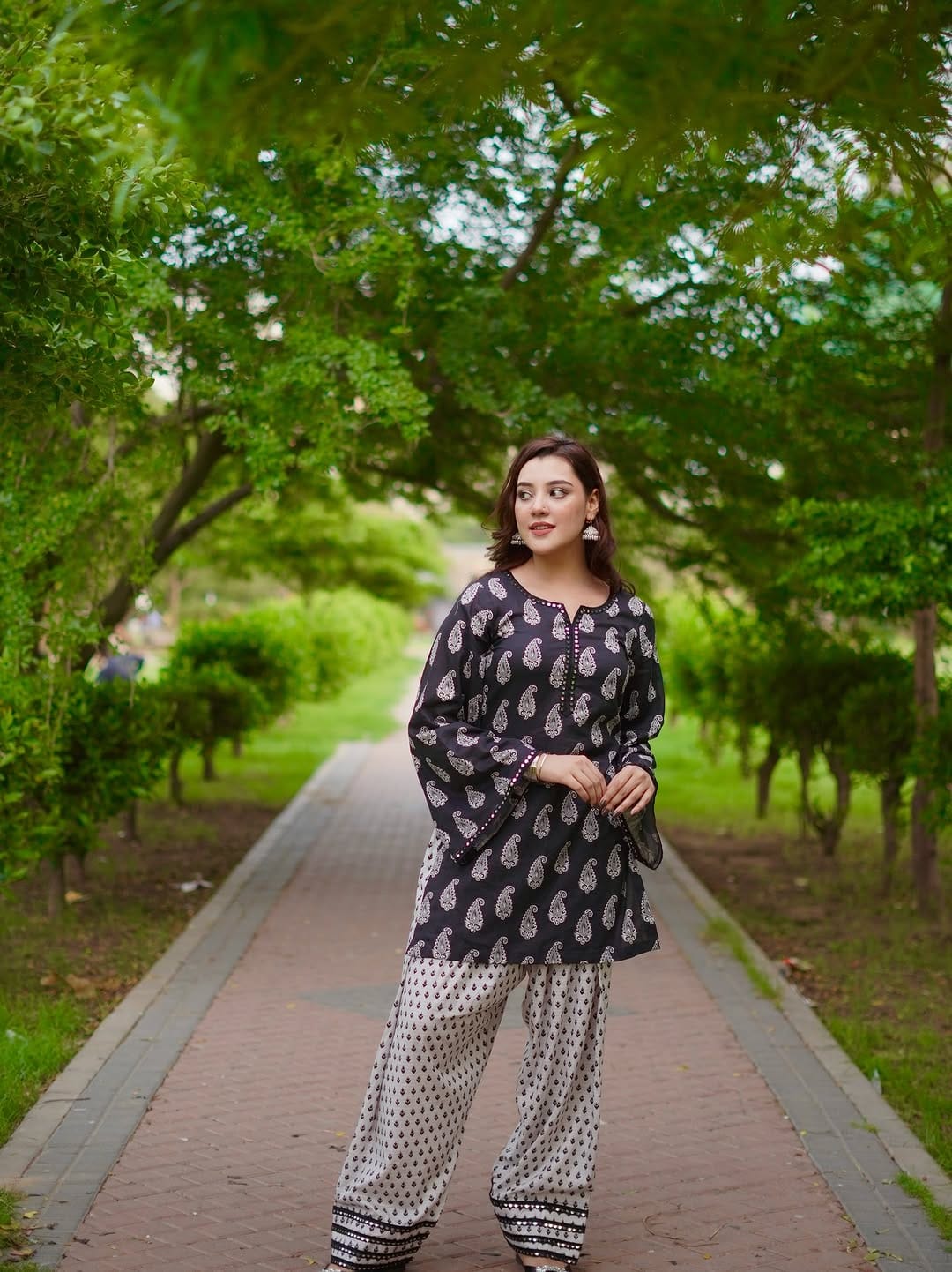 Leeray linen(Farshi co-ord)