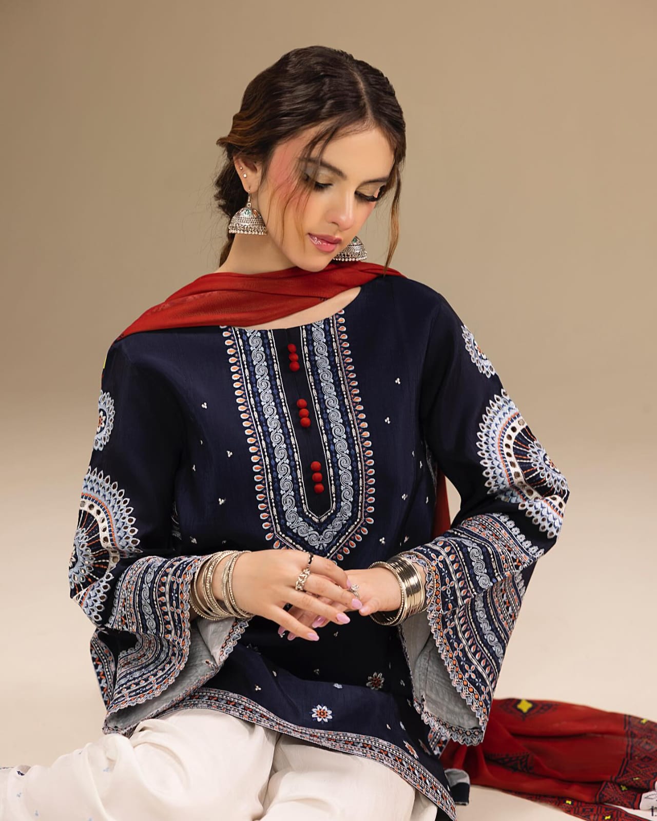 LEERAY EMBROIDERY 3PC